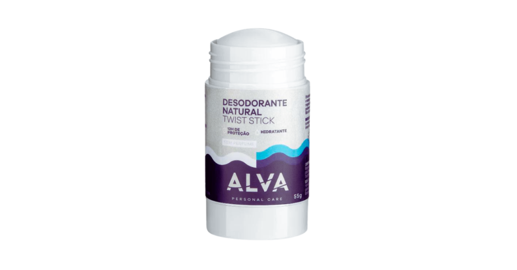 Desodorante em Barra sem Perfume Vegano 55g Alva