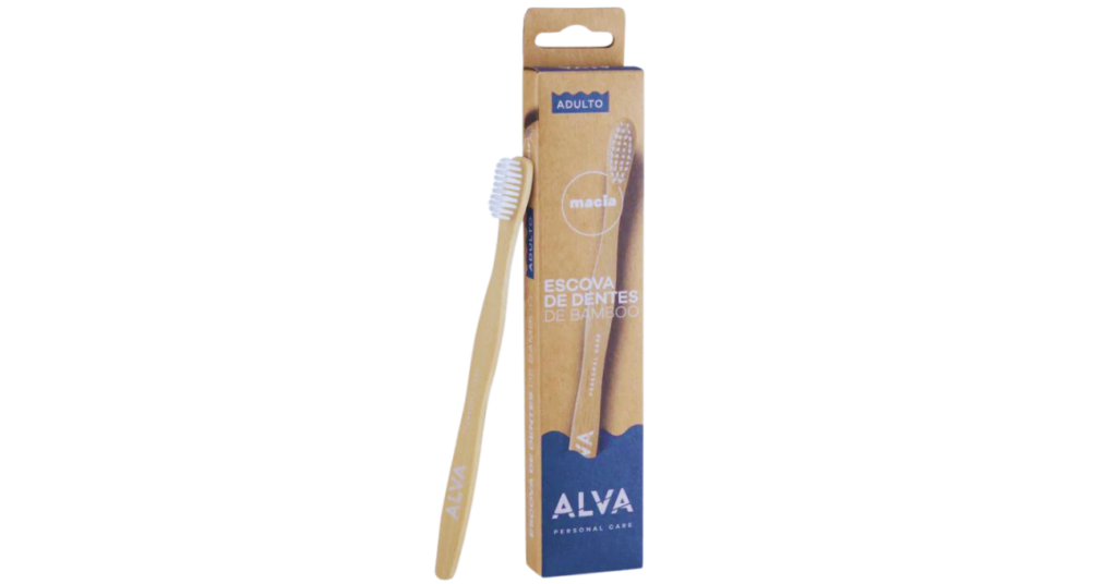 Escova de Dentes Bamboo Adulto Alva