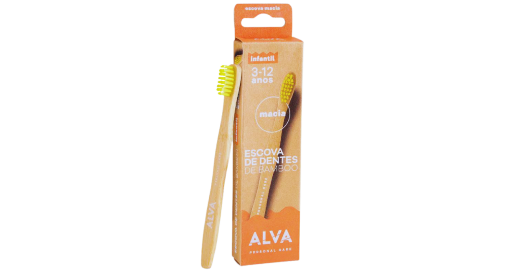 Escova de Dentes Bamboo Infantil Alva